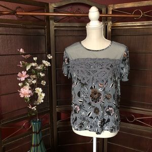 🌼Maurices Short Sleeve Top EUC Size L🌼